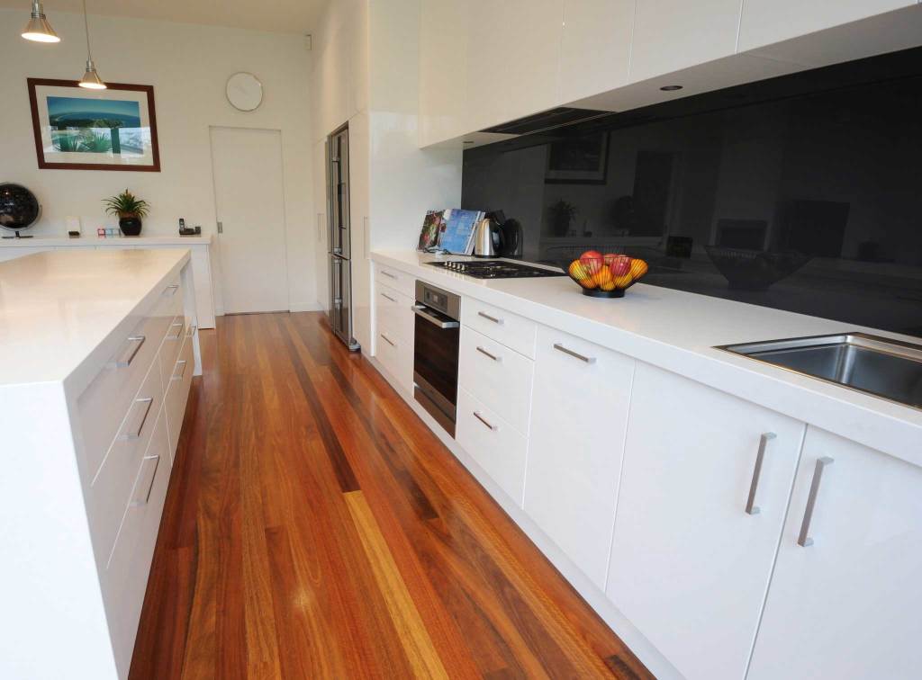 Galley style kitchen layout in Sandringham Melbourne
