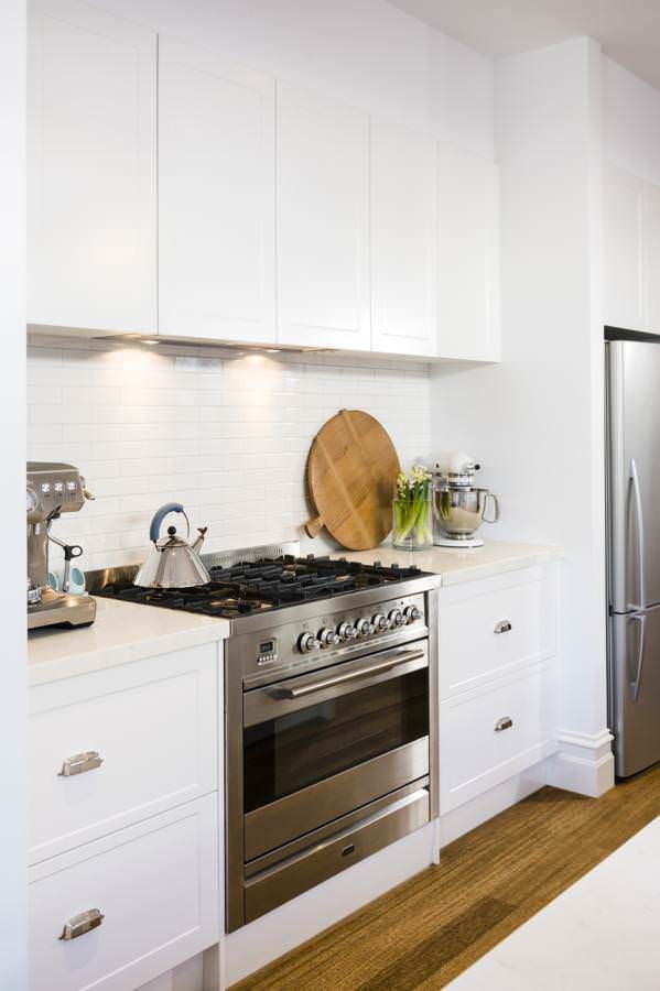 White Kitchen, Modern Country