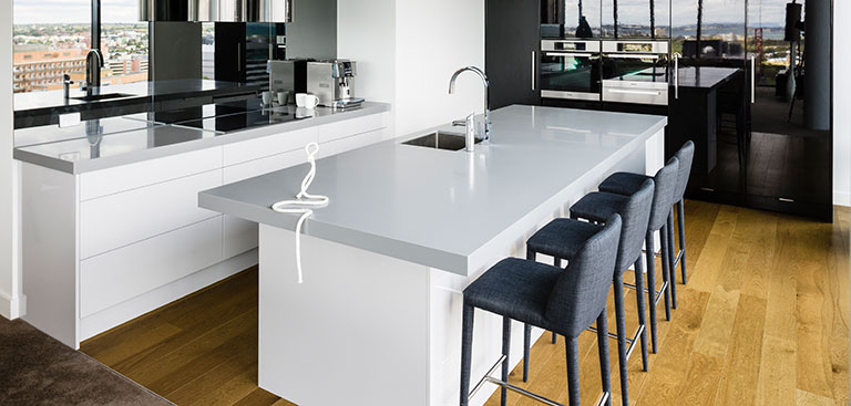 Image of a Solid Surface Staron kitchen benchtop