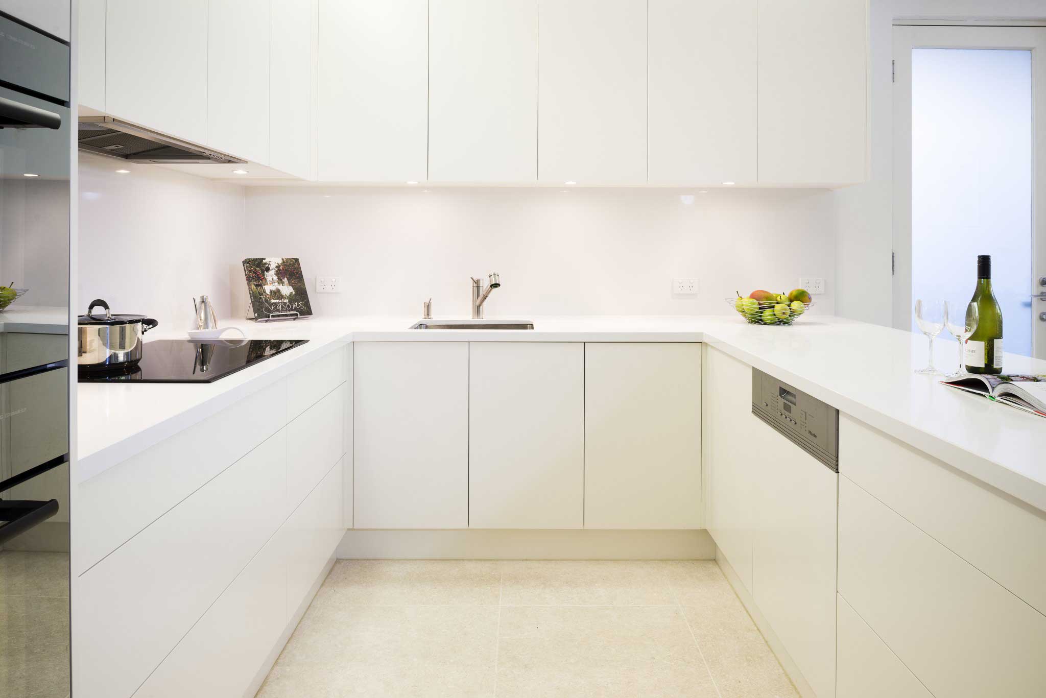 handleless kitchen cabinet design townhouse