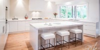 Modern White Kitchen Renovation Warrandyte