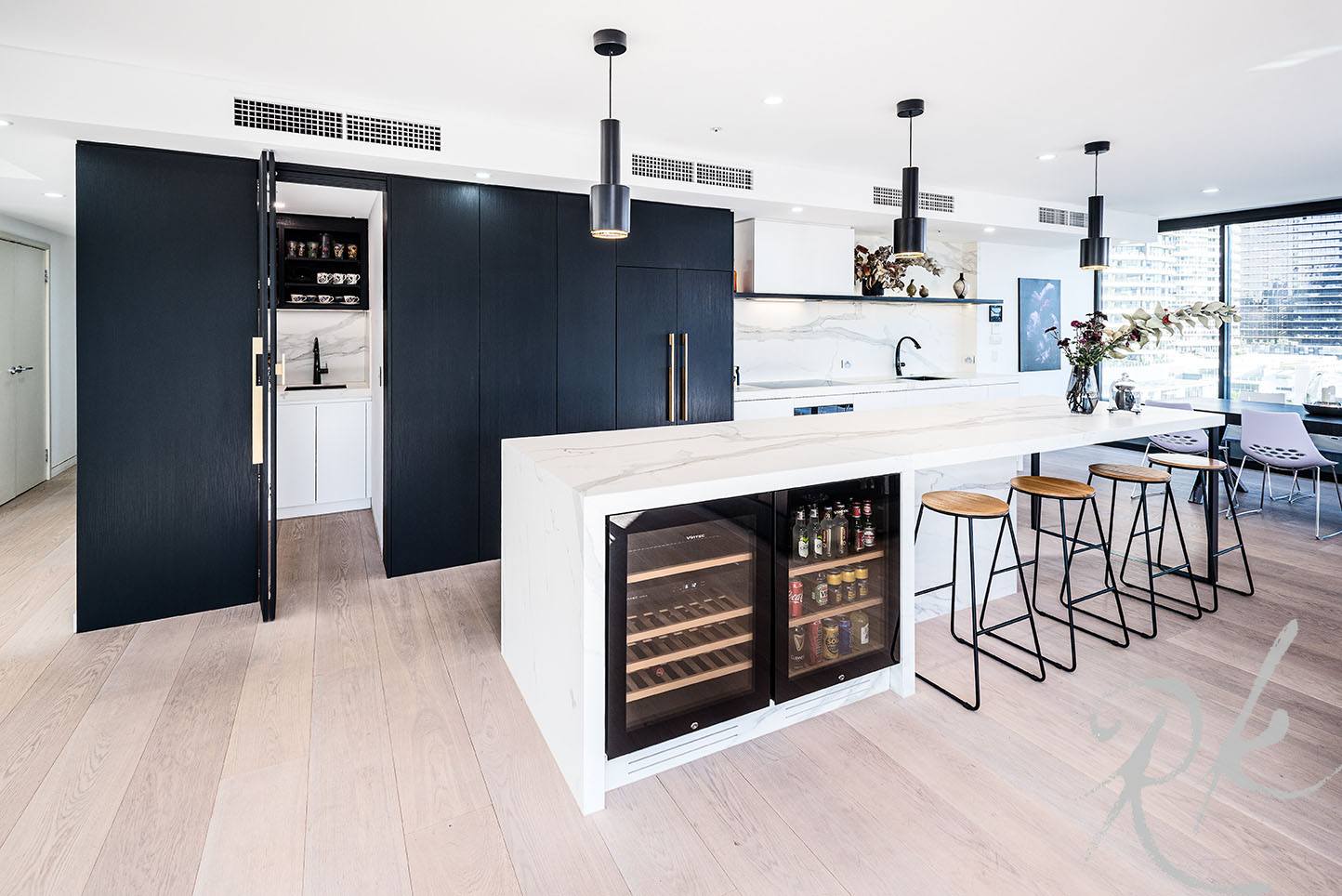 Docklands kitchen and bathroom renovation