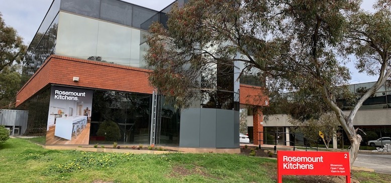 Rosemount's kitchen showroom in Oakleigh